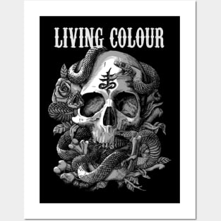 LIVING COLOUR BAND MERCHANDISE Posters and Art